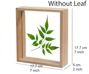 Cadres flottants double face en MDF 8x8, 8x10, 10x10 pouces avec verre véritable, plexiglas, acrylique – Vente en gros - Product Image 2