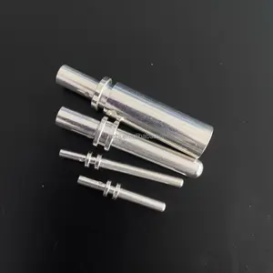 Özelleştirilmiş dişli cıvata Pin yaylı konnektör tırtıl ile Pogo Pin
