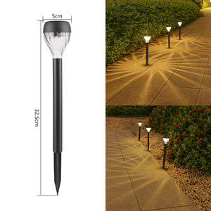 Lampe solaire <span class=keywords><strong>automatique</strong></span> de jardin Lumière ambiante Veilleuse Lampe de pelouse extérieure étanche avec fonction de crépuscule - Product Image 2