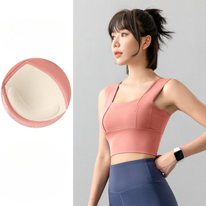 Workout Sports Bras Women Athletic Padded Fitness Gym Yoga Medium <strong>Support</strong> <strong>Crop</strong> <strong>Top</strong> - Product Image 3