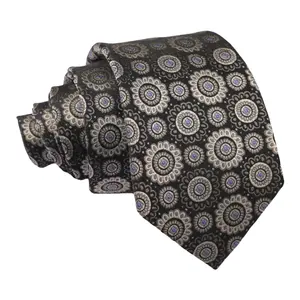 Custom Made Woven Silk Tie Jacquard 7 Fold Silk Tie
