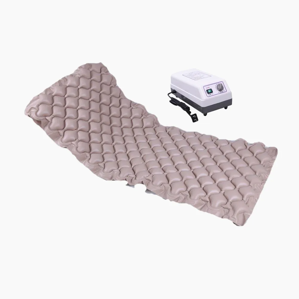 Medical spherical wave inflatable anti-decubitus air mattress with pump