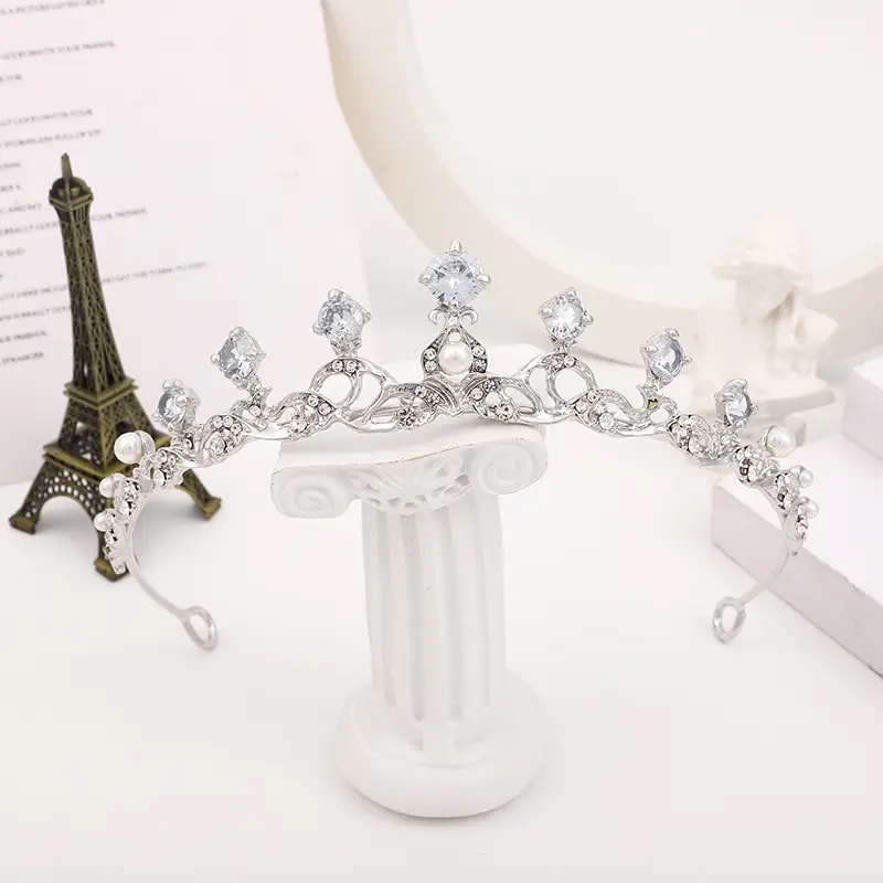 2022 Fashion Vintage Crystal Baroque Princess Tiara gioielli da sposa Prom Pageant Crowns corone da sposa