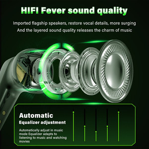 G11 TWS auricolari Bluetooth Stereo Wireless 5.1 auricolari Bluetooth <span class=keywords><strong>Touch</strong></span> Control cuffie da gioco - Product Image 4