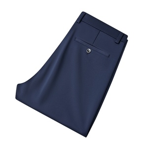 Pantaloni Casual da Uomo OEM Autunno Inverno 2025, Modello Dritto e Comodo, Stile Business, con Interno in <span class=keywords><strong>Velluto</strong></span>, Vita Media, Lunghi - Product Image 5