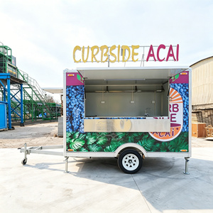 Mobile Spain Churros Trailer Coffee Kiosk Bakery Snack Food Truck Ice Cream Cart Mobile Kitchen Pizza Food Truck - Product Image 4