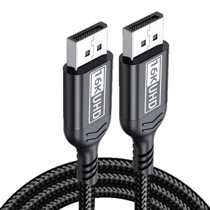 Pengqiao <b>Dp</b> 2.1 <b>Cable</b> 16K Uhd Male To Male Video <b>Cable</b> For Computer Graphics Card Monitor - Product Image 4