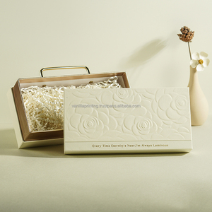 Boîte-cadeau rigide haut de gamme réutilisable avec logo personnalisé, vente en gros, boîtes-cadeaux personnalisables, vidéo pour présentations d'artisanat, rectangle - Product Image 3