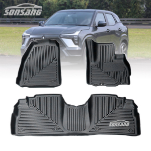 พรมปูพื้นรถยนต์ SONSANG สำหรับรถยนต์มิตซูบิชิ XFORCE RHD ปี 2025 วัสดุ TPE คุณภาพพรีเมียม ป้องกันทุกสภาพอากาศ แบบ 3 มิติ ออกแบบเฉพาะรุ่น - Product Image 1