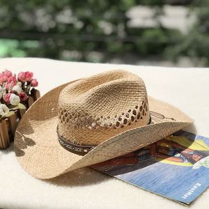 2023 Vente chaude en gros Nom de marque Sombrero Cowboy Western Chapeau de Cowboy en paille - Product Image 1