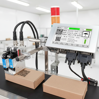 Imprimante jet d'encre à double tête T210S-Y2 Ricoh pour codes-barres et codes bidimensionnels sur cartes, conception portable en plastique pour emballage logistique