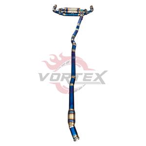 Sistema de Escape de Aleación de Titanio Azul Vortex para M135I F40, Silenciador Catback Ligero de Alto Rendimiento de 1.2 mm - Product Image 2