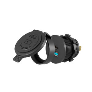 Зарядное устройство <span class=keywords><strong>USB</strong></span> для автомобиля, лодки, мотоцикла, мотобайка, 12/24В, встраиваемое, с двумя портами <span class=keywords><strong>USB</strong></span>, 30W PD и QC3.0 18W - Product Image 3