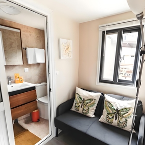 2025 nouveau style personnalisé minuscule mobile préfabriqué structure en acier maison remorque belle <span class=keywords><strong>location</strong></span> de studio pour voyage ou bureau - Product Image 3