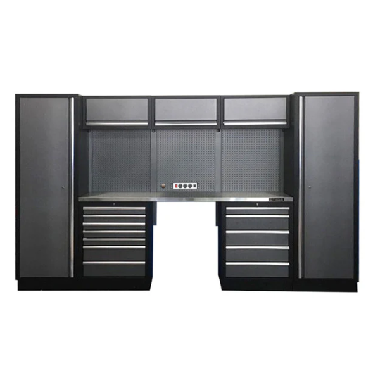 Premium Steel Tool Cabinet Set Wall