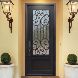 Portes et fenêtres en fer forgé <span class=keywords><strong>Porte</strong></span> de <span class=keywords><strong>cave</strong></span> à vin et portes d'armoire - Product Image 4