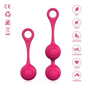 Bola inteligente de silicona de alta calidad, Vaginal mancuerna, bola <span class=keywords><strong>Voga</strong></span> Vaginal, bolas Kegel magnéticas para mujeres, ajuste - Product Image 4