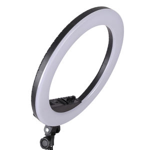 Fournisseur en gros 18 "beauté noir LED Selfie anneau lumière maquillage éclairage cercle trépied support LED anneau lumière pour <span class=keywords><strong>YouTube</strong></span> <span class=keywords><strong>Tiktok</strong></span> - Product Image 2