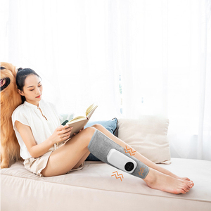 New Arrival Wireless Full Calf Foot Arthritis Muscle Air Compression Leg Massager ES-A10 Calf Foot Full Knee Heat Yoga <b>Vibrating</b> - Product Image 1
