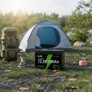 Batteria al Litio Lifepo4 Swalle 12.8V 100Ah con Bluetooth, 6000 Cicli, Backup Domestico, Disponibile in UE e USA, Prezzo di Fabbrica - Product Image 1