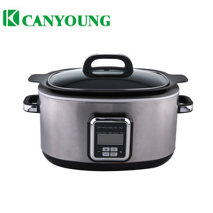 Vente flash : Cuisinière multifonction 1350 W avec boîtier en acier inoxydable, fonction <span class=keywords><strong>mijoteuse</strong></span>, réchauffeur, cuisson à la brûleur et four - Product Image 3