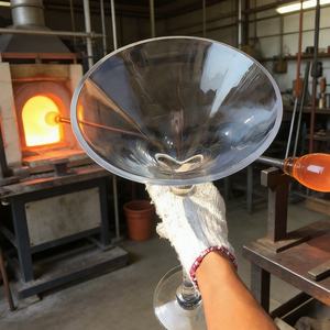 <span class=keywords><strong>Vase</strong></span> en verre soufflé Art Déco de haute qualité, transparent, pour décoration de <span class=keywords><strong>mariage</strong></span>, porte-bougie, coupelle à bougies, centre de table - Product Image 4