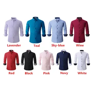 Senior Sense Mode männliche Hemden kostenlos Bügeln Geschäft Langarm Männer Business-Shirt