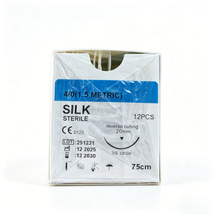 Hilo de <span class=keywords><strong>Sutura</strong></span> Médico Profesional <span class=keywords><strong>para</strong></span> Cirujanos, No Absorbible, de Seda Trenzada, <span class=keywords><strong>para</strong></span> Hospital - Product Image 2