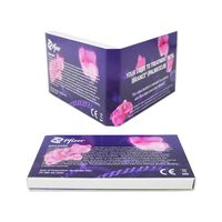 Cartes vidéo en gros, brochures vidéo à écran LCD, cartes de visite musicales, livres vidéo, cartes de visite vidéo LCD en vrac