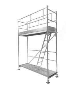 Système d'<span class=keywords><strong>échafaudage</strong></span> de façade en acier <span class=keywords><strong>suspendu</strong></span> conforme à l'ue pour l'entretien de façade extérieure et d'entrepôt de grande hauteur - Product Image 2