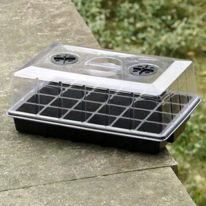 Bac à semis <span class=keywords><strong>rectangulaire</strong></span> pour la maison, 24 trous, surélevé, avec couvercle, en <span class=keywords><strong>plastique</strong></span>, serre de jardin, <span class=keywords><strong>pot</strong></span> spécial, gobelet nutritif - Product Image 4