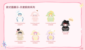 Lot de 12 boîtes en gros – Jouets en peluche Calor Angel Kitchen – Boîte mystère – Cadeau d'anniversaire pour enfants – Cartes de jeu à collectionner en PVC - Product Image 2