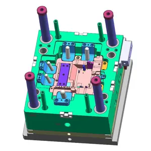 elektrische produkte gehäuse kunststoffplatte spritzgussform 3d-design hersteller gussform anfertigen werkzeug firma dfm