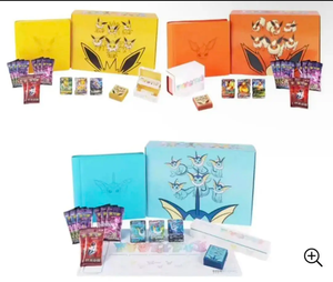 Poke Moned Card Ensemble complet Fat & Slim Boxes Packs de renforcement éducatifs pour les amateurs de cartes - Product Image 5