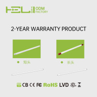 Tubo LED T8 de 1.5M y 24W con Sensor de Radar Inteligente, Cuerpo de PC, Certificación CE ETL, 6500K, Ahorro de Energía, Fácil Instalación