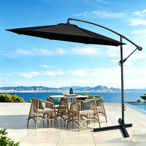 High Quality Foldable Lightweight Waterproof Anti-UV Garden Umbrella Cantilever <strong>Parasol</strong> <strong>3M</strong> Iron Hotel Courtyard Outdoor - Product Image 5