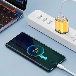 Slim Small Green 30W <b>Adapter</b> Mini Square Head EU <b>Plug</b> Travel PD <b>USB</b> Wall Charger for Personal - Product Image 6