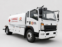 Nouveau Camion-citerne GPL SINOTRUK HOWO 5m³ 8m³ 4x2, Camion-citerne GPL 5-8m³ pour le transport de gaz de cuisson, Approvisionnement direct usine 6w