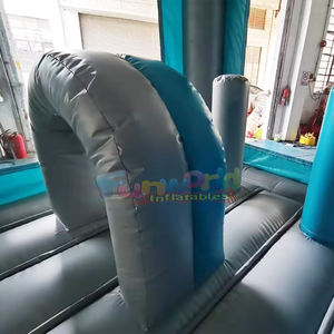 Structure gonflable commerciale d'extérieur pour enfants, combo toboggan et château gonflable géant pour fêtes - Product Image 5