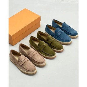 Mocasines de Ante Cómodos para Hombre, Estilo Espadrille, Estética Old Money, Estilo Casual para Caminar, Combinables con Todo, Tendencia de Moda - Product Image 2