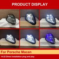 Projecteurs de phares J ONE pour Porsche Macan 2014-2022, mise à niveau retrofit, plug and play, paire