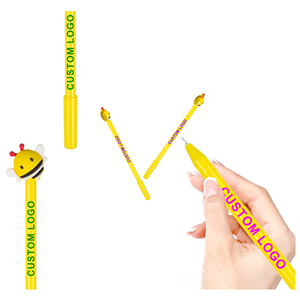 Customized ABS Plastic <b>Bee</b> Gel Pen with Printing Logo Brand Wholesale for Children <b>Gift</b> - Product Image 2