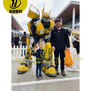 Disfraz de <span class=keywords><strong>Robot</strong></span> Abeja Realista de 1.8 m de Altura para Hombre, Novedad 2025 para Exteriores, Escultura de EVA para Cosplay, Actuaciones y Baile - Product Image 2