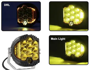 Vcan 7 pouces 48W Practica LED lampe de travail nouveauté conception avec DRL projecteur stroboscopique couleur ambre/blanc <span class=keywords><strong>pas</strong></span> <span class=keywords><strong>cher</strong></span> pour l'état de la voiture nouveau - Product Image 6