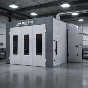 Cabina de Pintura de Flujo Descendente Completo de Placa de Aleación de Aluminio de Tamaño Estándar de 10M (33 Pies) con Ahorro de Energía, Venta Directa de Fábrica - Product Image 1