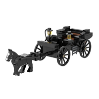 Vente en gros de blocs de construction militaires noirs Leguoguo MOC MOOXI MOC5039 et jouets de construction de modèles en briques, jouets promotionnels