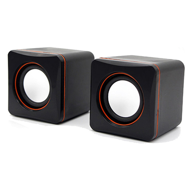 Desktop Computer Small Speaker Mini Laptop Speaker Multimedia Portable USB Wired Small Speaker Electronic Stock