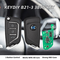 KEYDIY B21-3 Serie B, Control Remoto Universal de 3 Botones, ABS Negro, Llave de Auto para KD900+ URG200, Herramientas de Programación