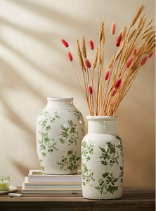 Vases colonnes de style chinois vert, <span class=keywords><strong>en</strong></span> céramique artisanale, <span class=keywords><strong>en</strong></span> <span class=keywords><strong>terre</strong></span> <span class=keywords><strong>cuite</strong></span> émaillée, vases <span class=keywords><strong>en</strong></span> pot, une pièce esthétique à exposer à la maison - Product Image 4