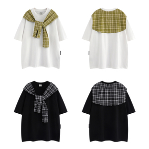 2025 Mới Chất Lượng Cao Upspeed 260G Heavyweight T Áo Sơ Mi Khăn Choàng Thiết Kế Quá Khổ Giản Dị Ngắn Tay Áo Mùa Hè T-Shirt Cho Người Đàn Ông - Product Image 2